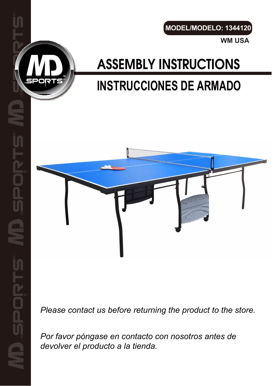 Medal Sports WMUS1344120 User Manual | 15 pages