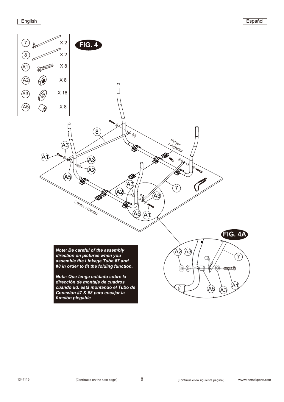 Fig. 4 fig. 4a | Medal Sports WM.COM1344116 User Manual | Page 9 / 17