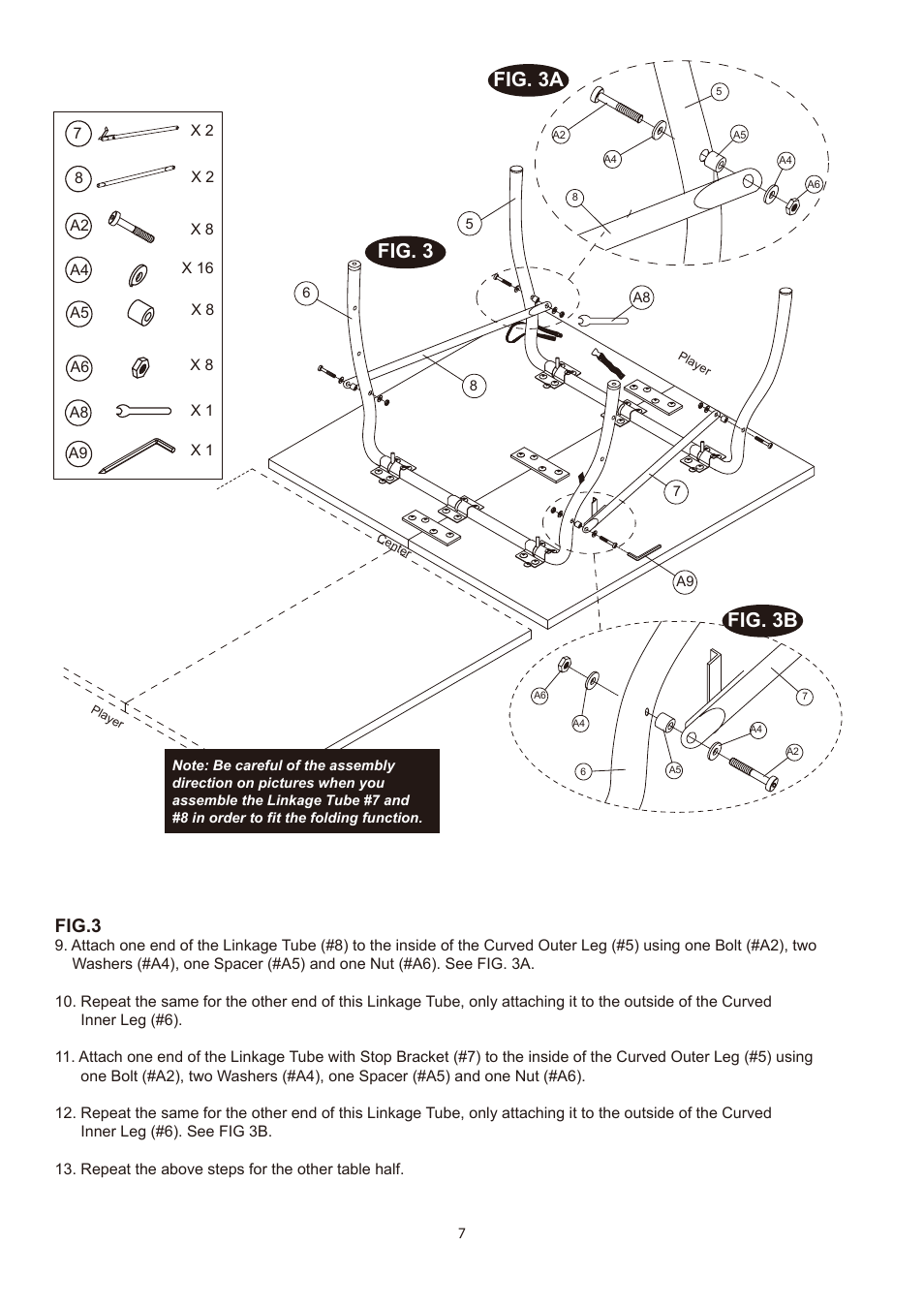 Fig. 3a fig. 3, Fig. 3b, Fig.3 | Medal Sports FH44119 User Manual | Page 8 / 15