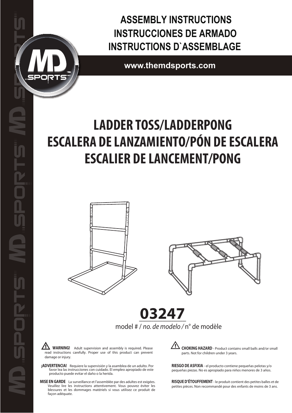 Medal Sports 03247 User Manual | 7 pages