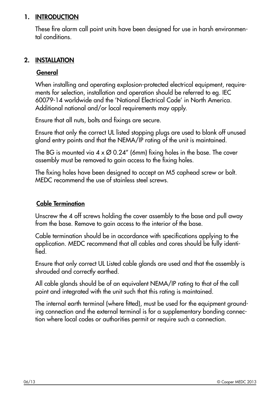 MEDC BG User Manual | Page 2 / 8