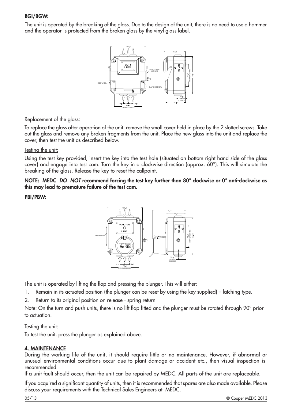 MEDC BG User Manual | Page 4 / 24