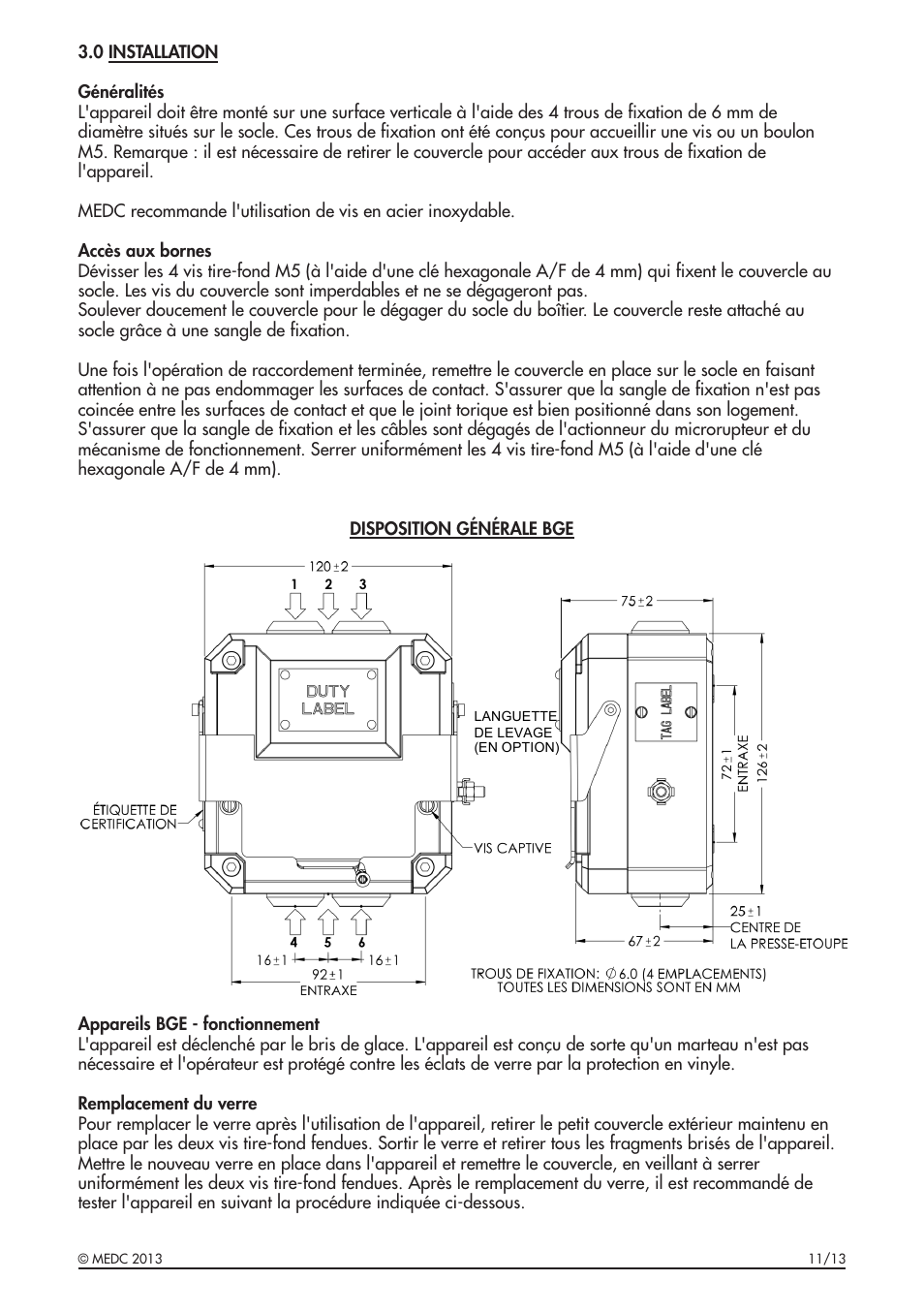 MEDC BG User Manual | Page 11 / 32
