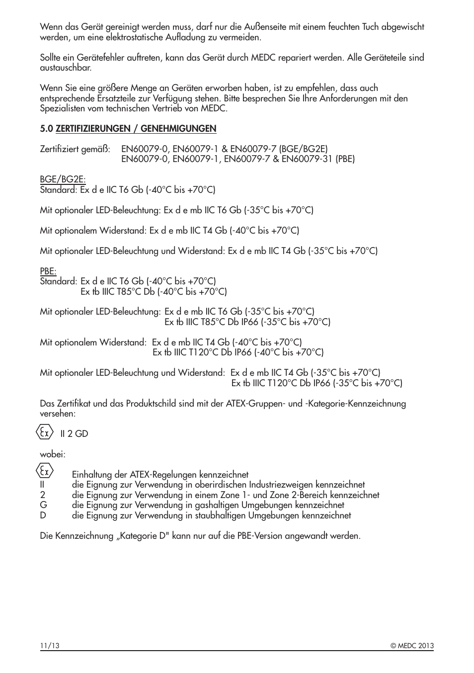 MEDC BG User Manual | Page 20 / 32