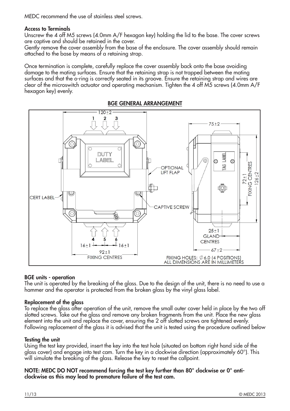 MEDC BG User Manual | Page 4 / 32