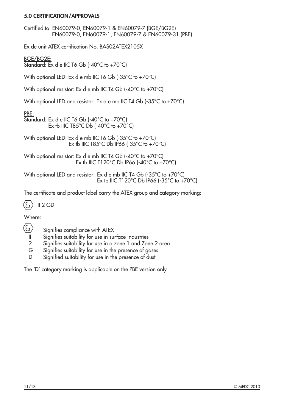 MEDC BG User Manual | Page 6 / 32