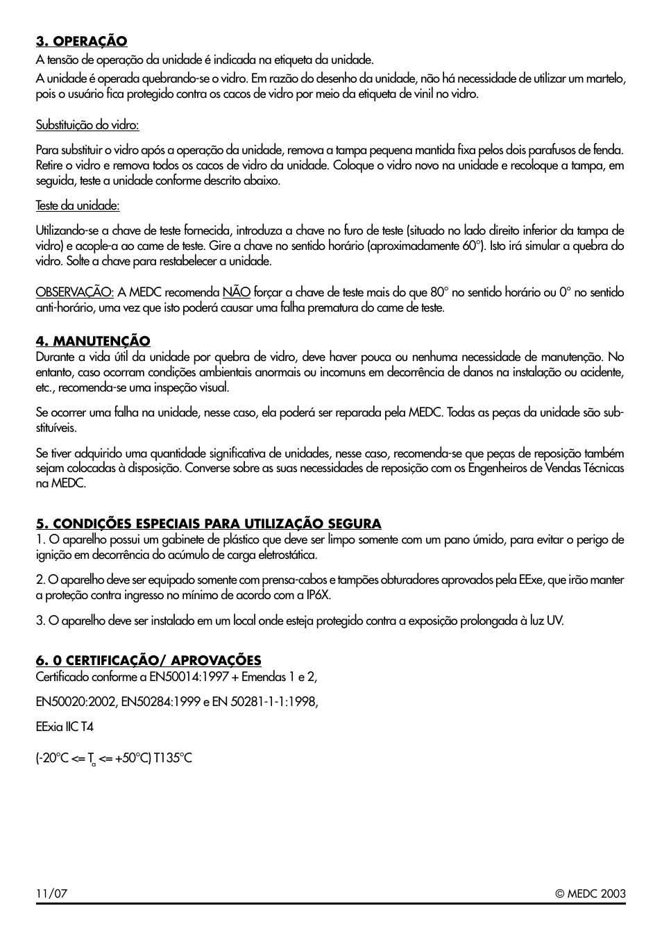 MEDC BG2 User Manual | Page 10 / 12