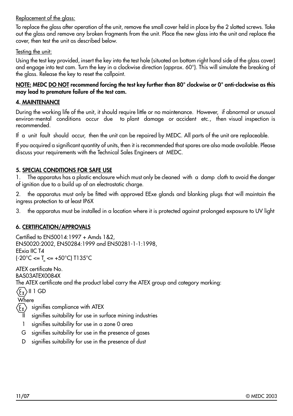 MEDC BG2 User Manual | Page 4 / 12