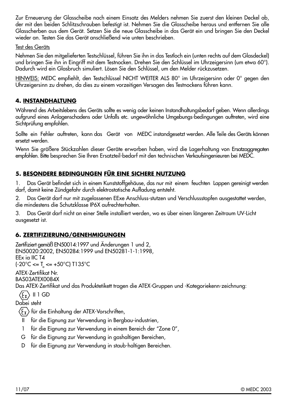 MEDC BG2 User Manual | Page 8 / 12