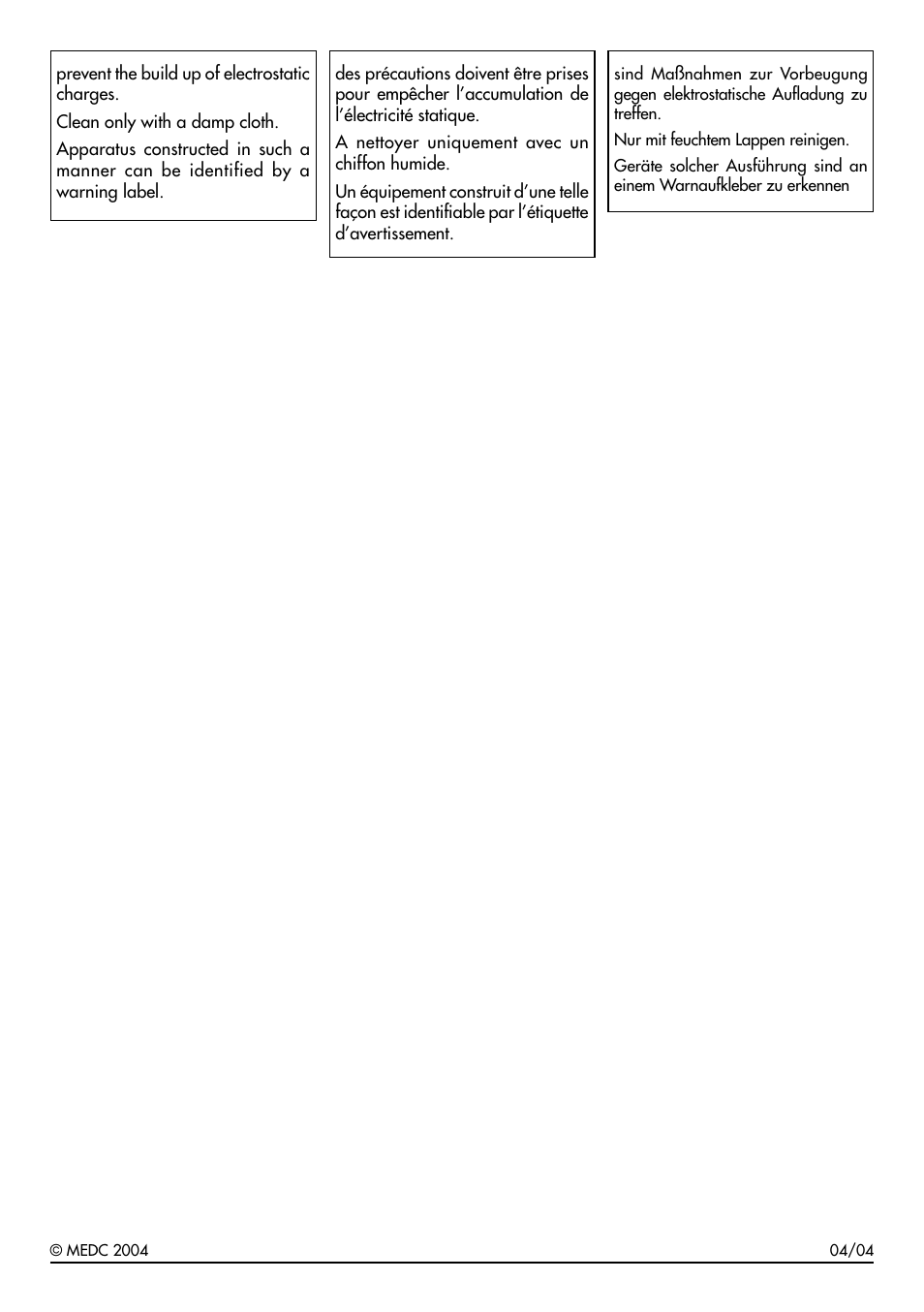 MEDC BG3 User Manual | Page 5 / 8