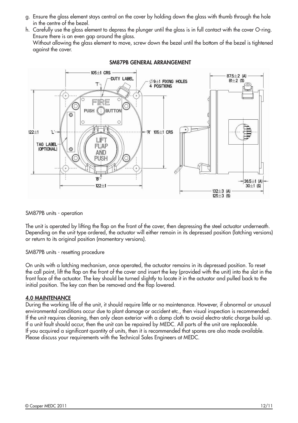 MEDC SM87BG User Manual | Page 5 / 28