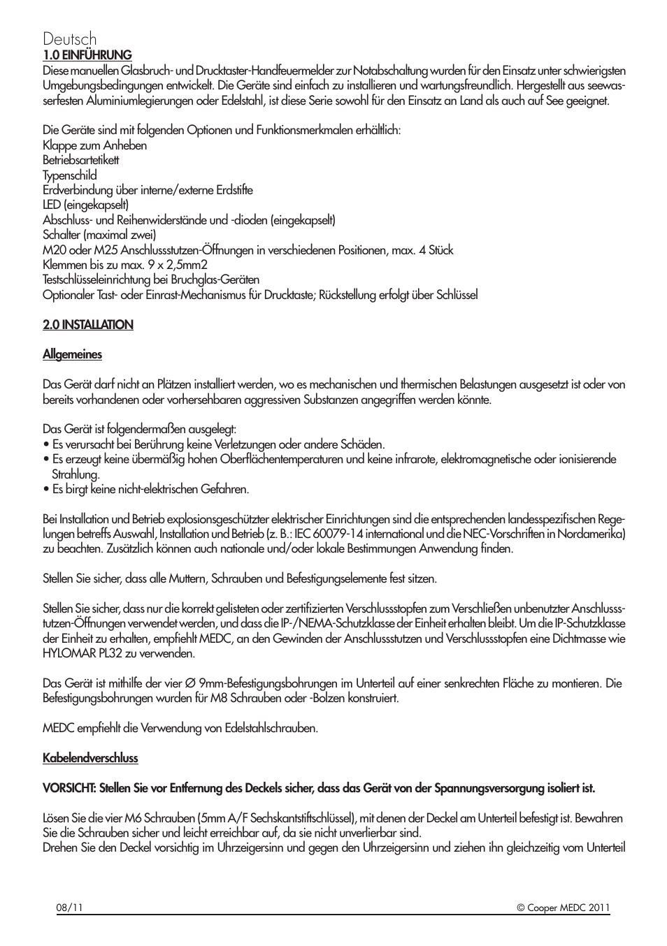 Deutsch | MEDC SM87BG User Manual | Page 15 / 28