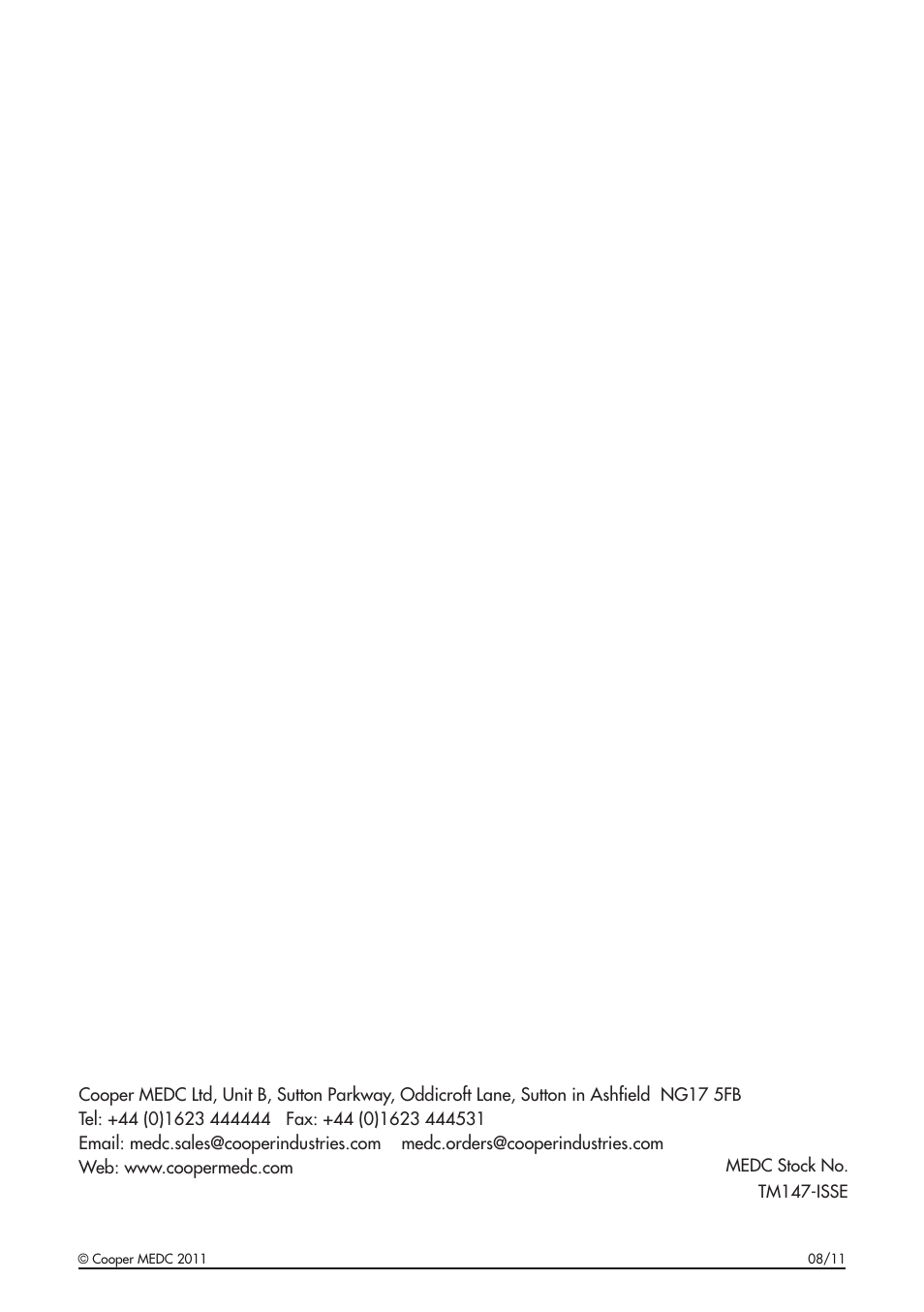 MEDC SM87BG User Manual | Page 28 / 28