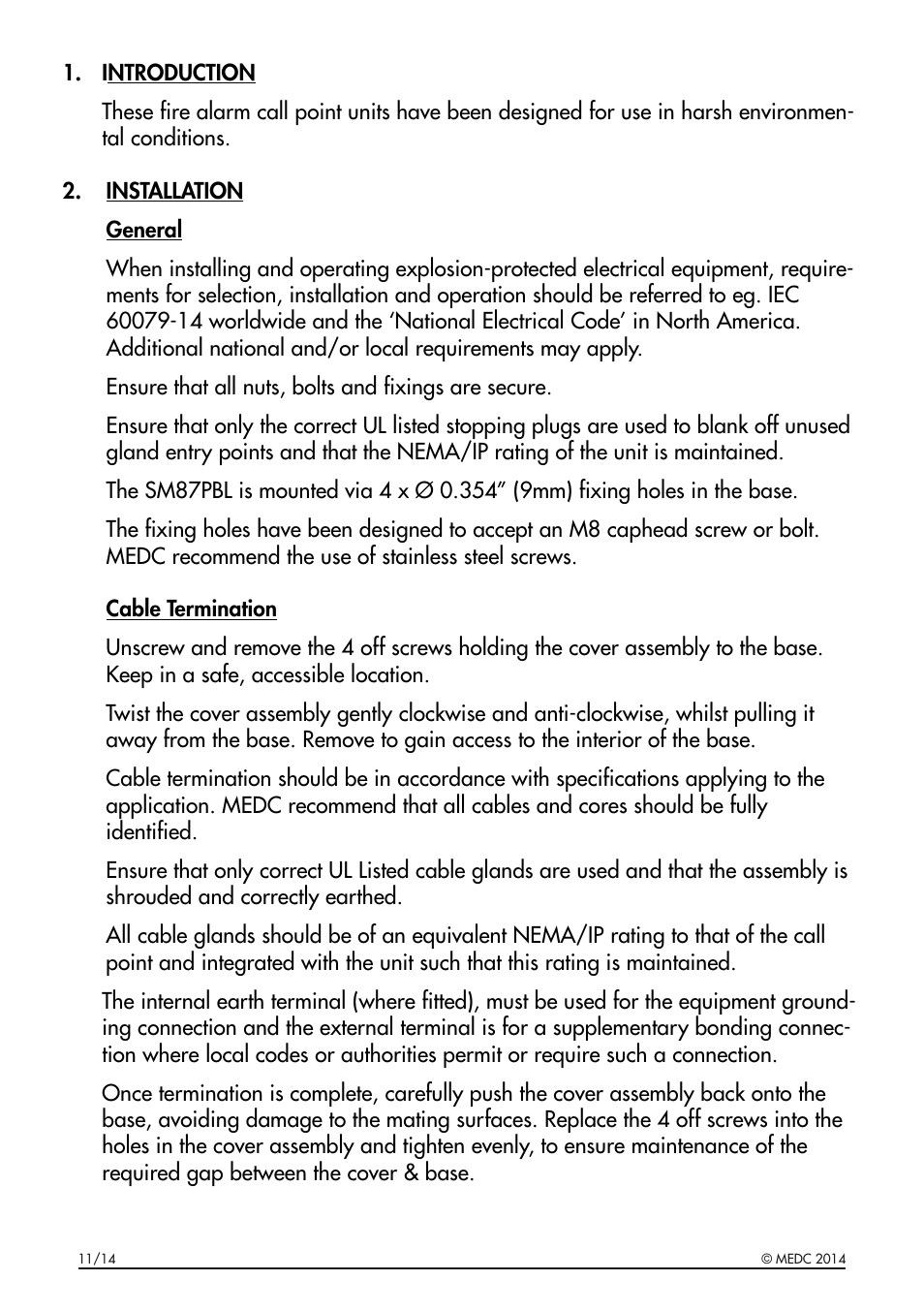 MEDC SM87PB User Manual | Page 2 / 4