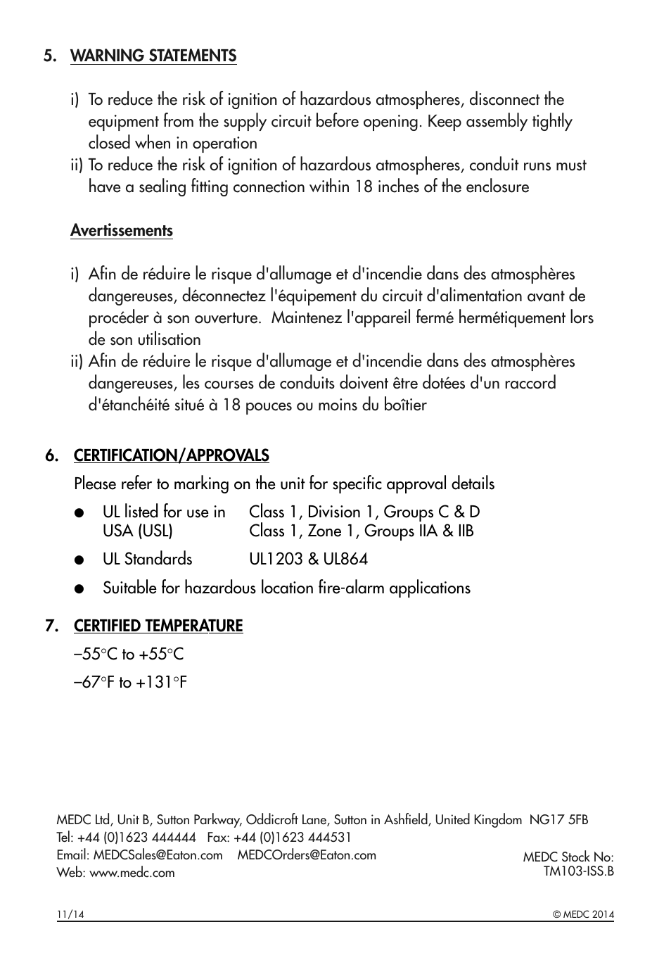 MEDC SM87PB User Manual | Page 4 / 4