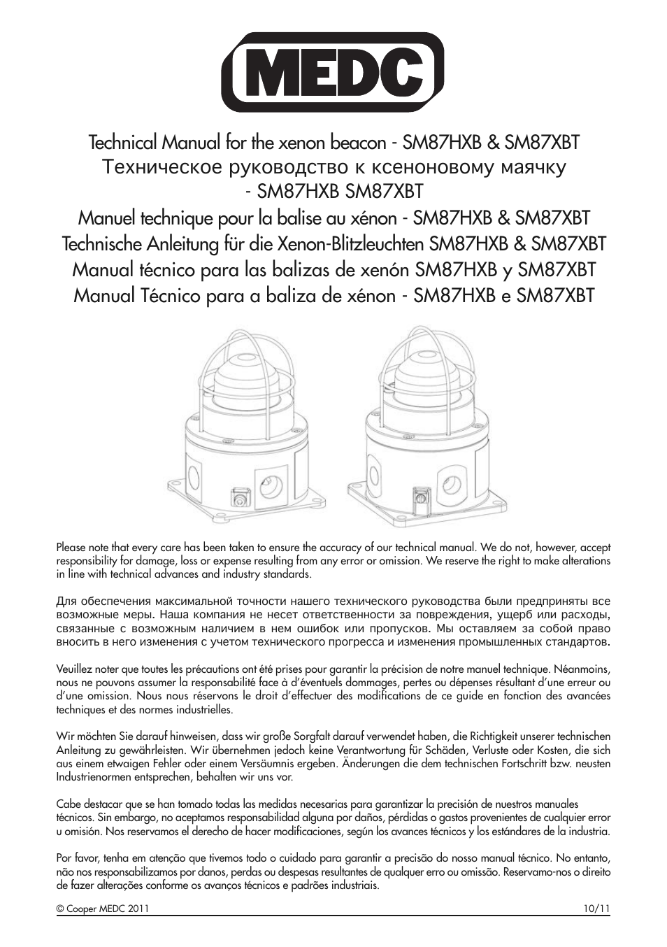 MEDC SM87HXB User Manual | 28 pages