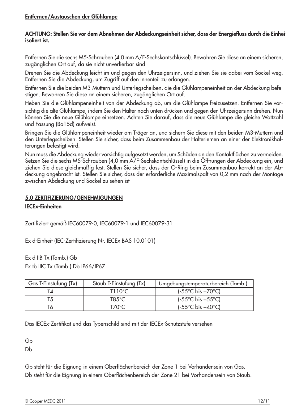 MEDC FB11 User Manual | Page 13 / 20