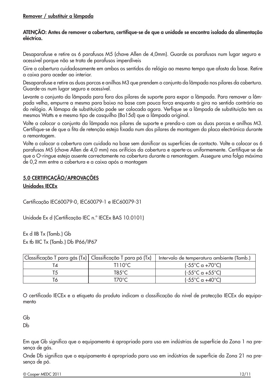 MEDC FB11 User Manual | Page 17 / 20