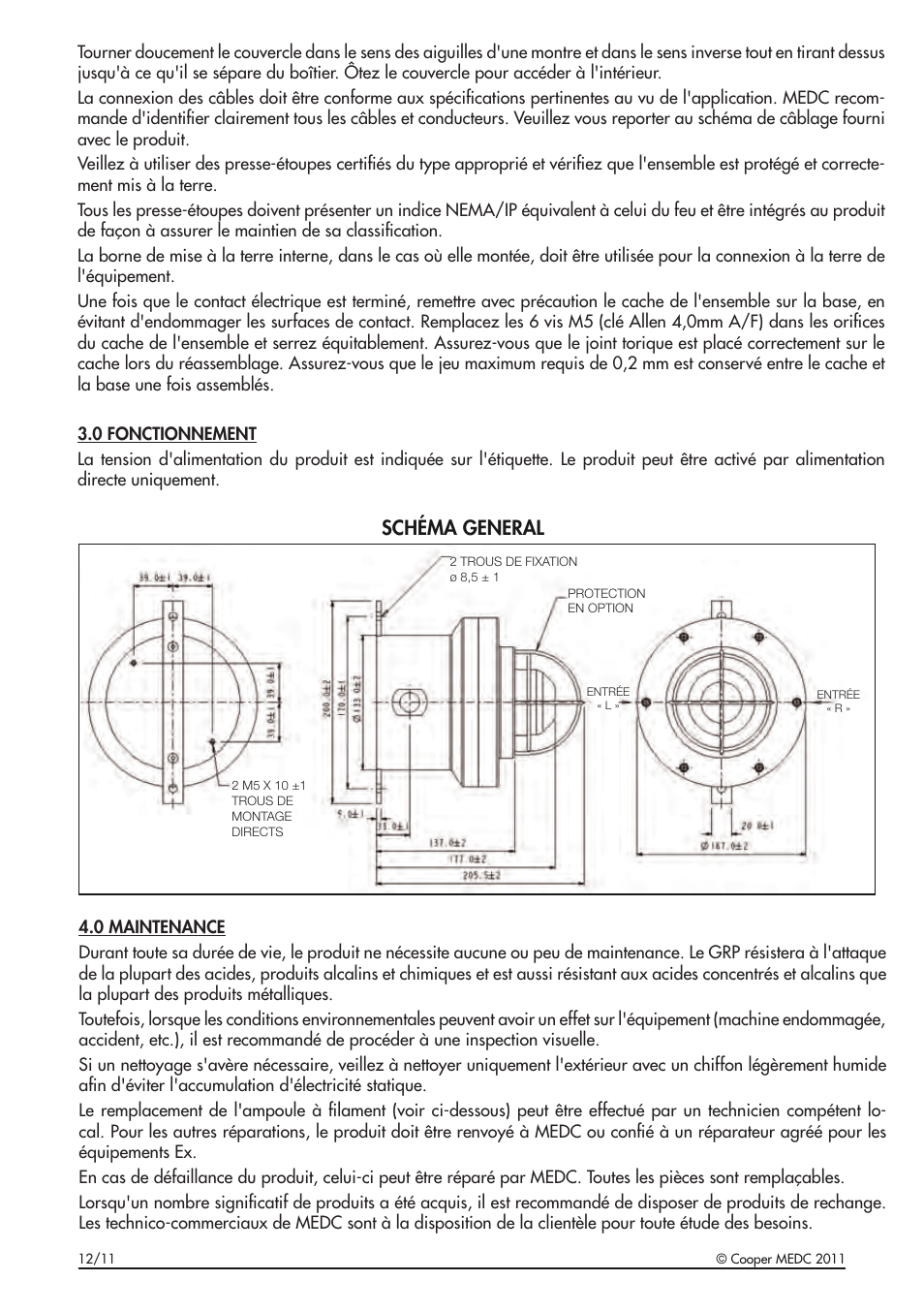 Schéma general | MEDC FB11 User Manual | Page 8 / 20