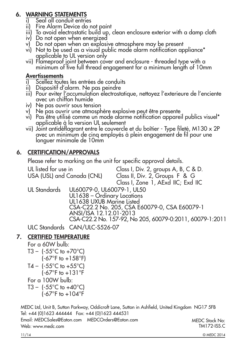 MEDC FB15 User Manual | Page 4 / 4