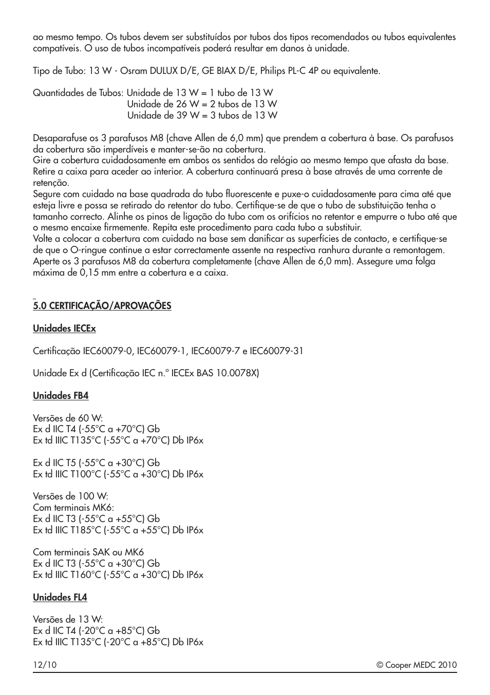 MEDC FB4 User Manual | Page 20 / 24