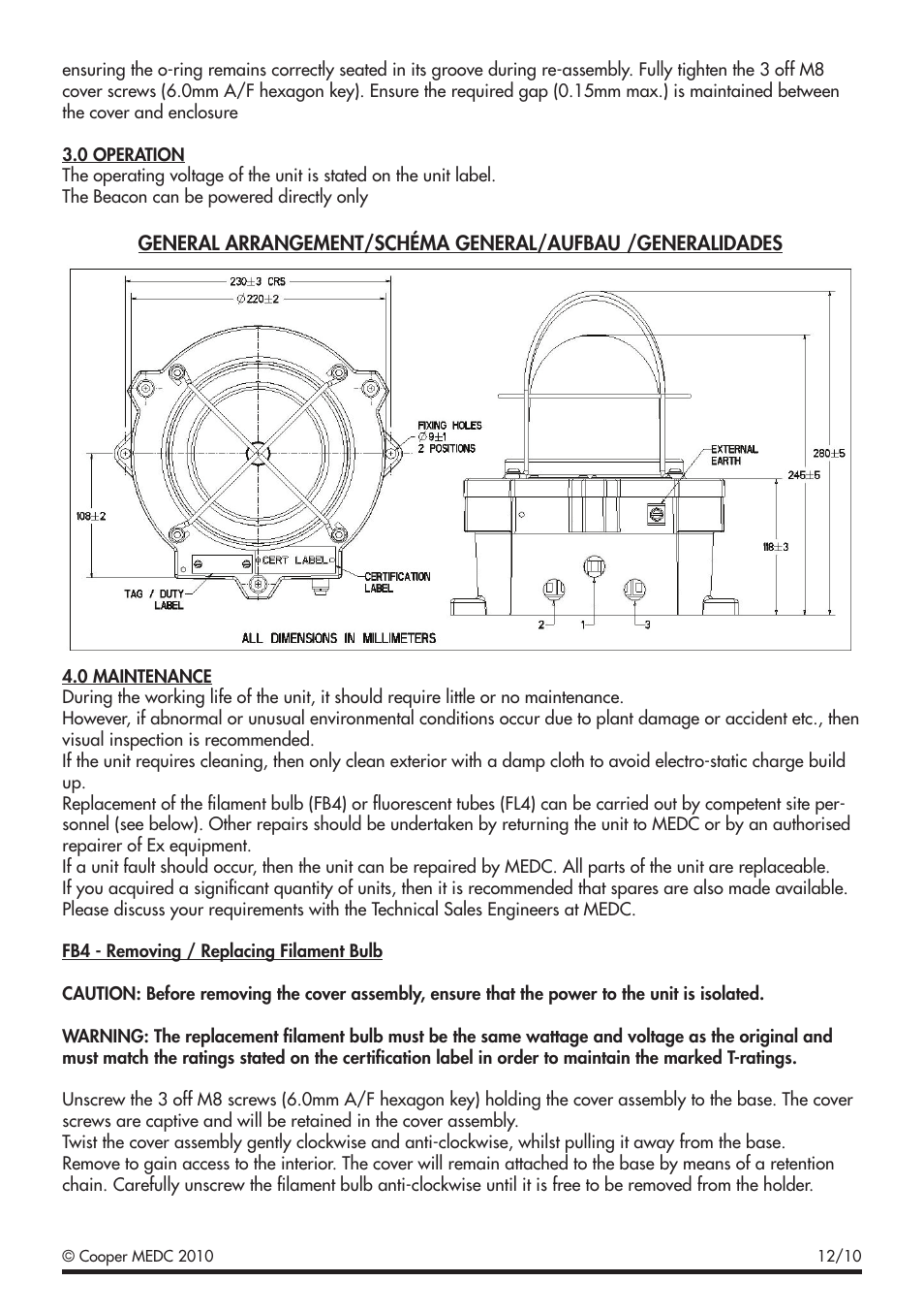 MEDC FB4 User Manual | Page 3 / 24