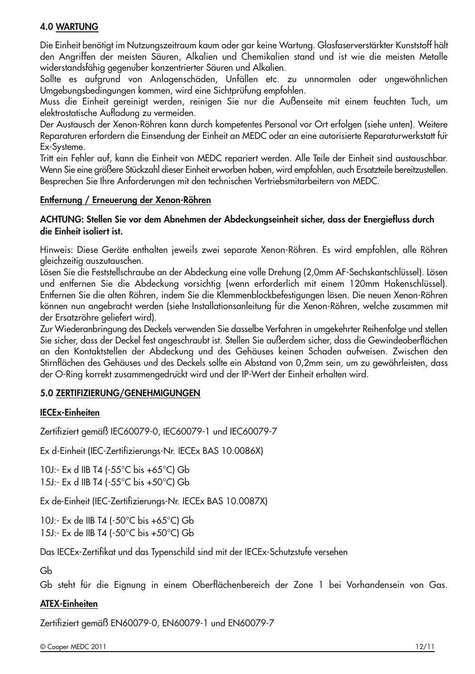 MEDC XB10 User Manual | Page 13 / 20