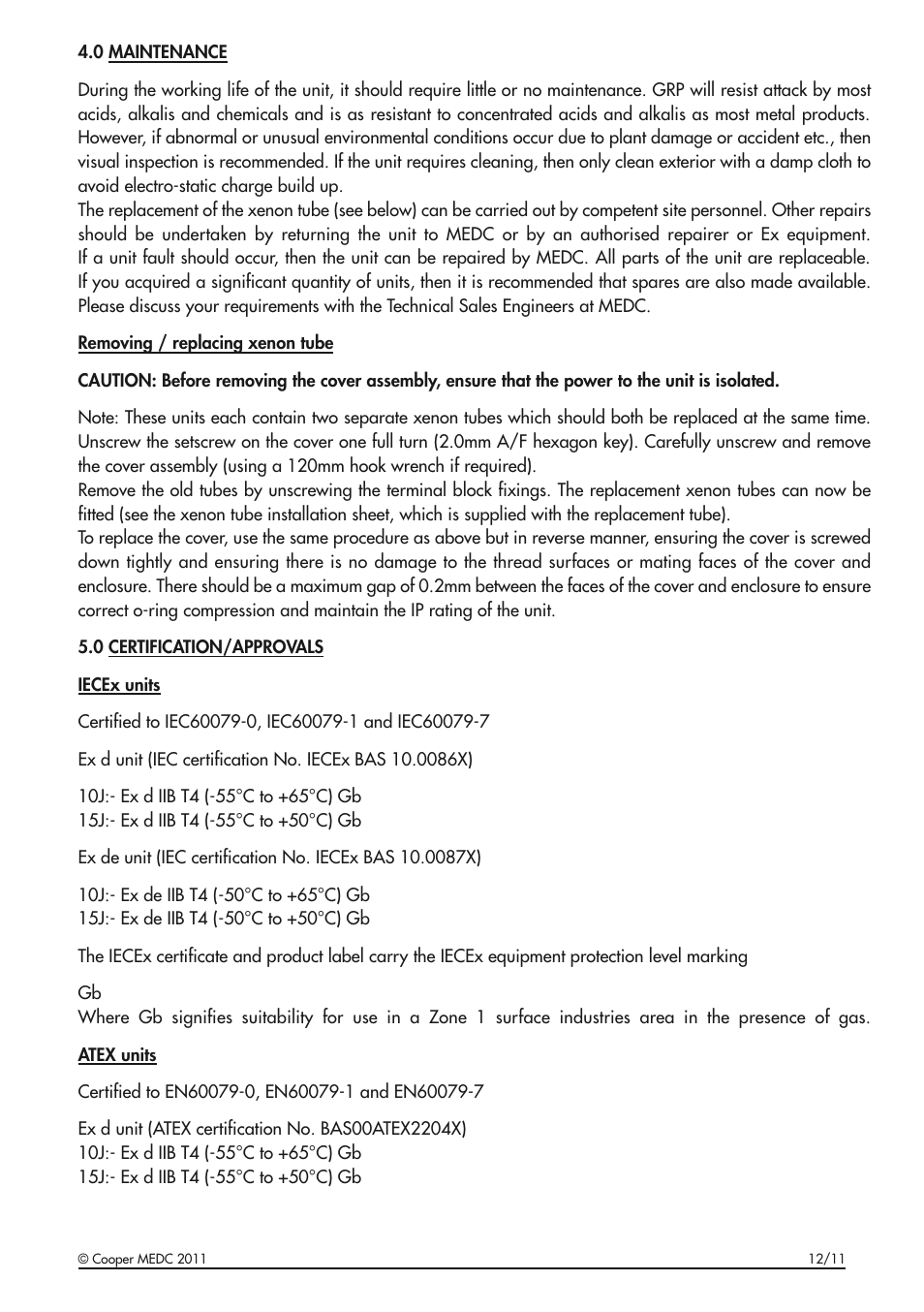 MEDC XB10 User Manual | Page 5 / 20