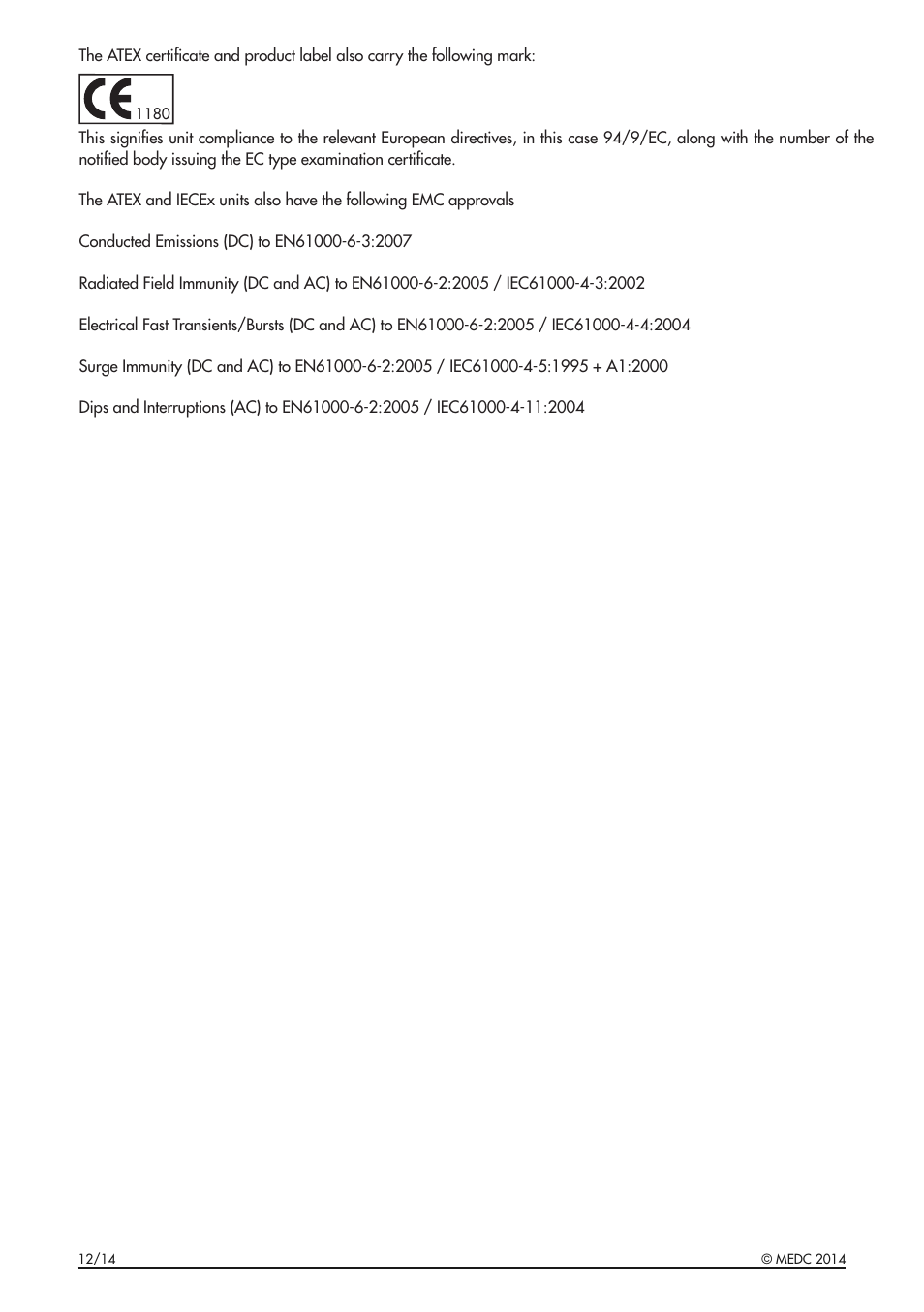 MEDC XB11 User Manual | Page 6 / 24
