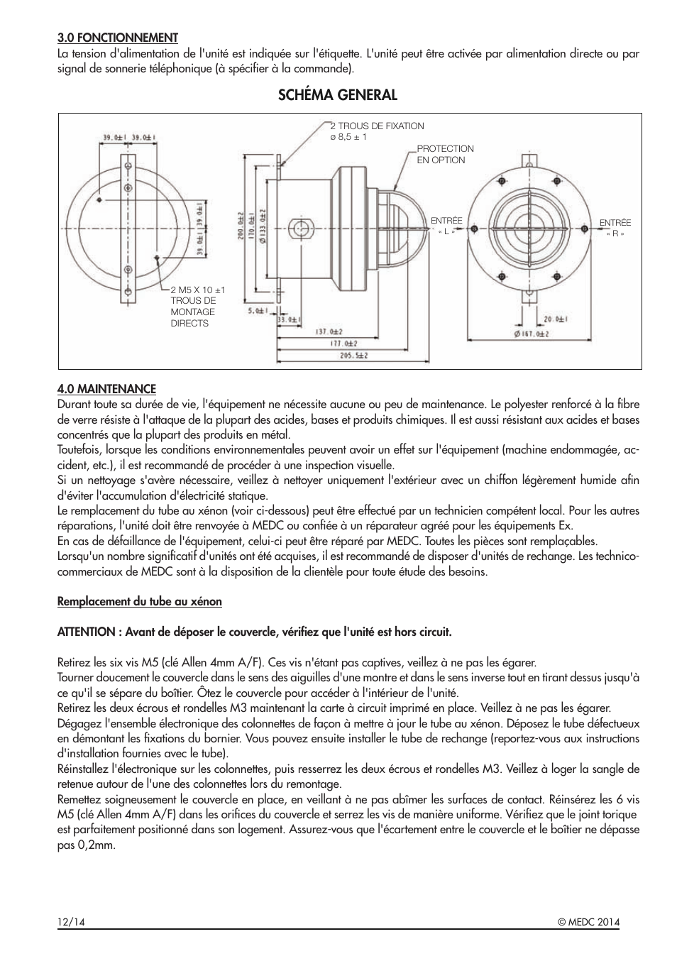 Schéma general | MEDC XB11 User Manual | Page 8 / 24