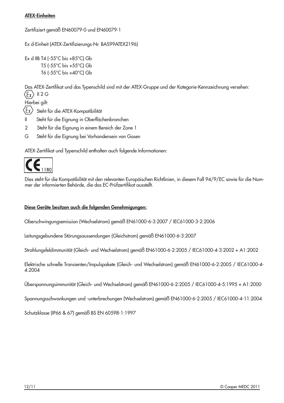 MEDC XB12 User Manual | Page 14 / 20