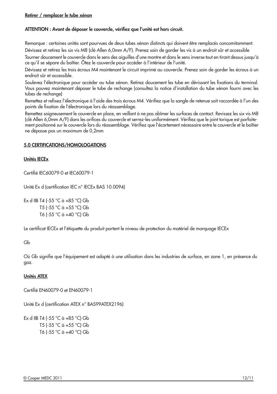MEDC XB12 User Manual | Page 9 / 20