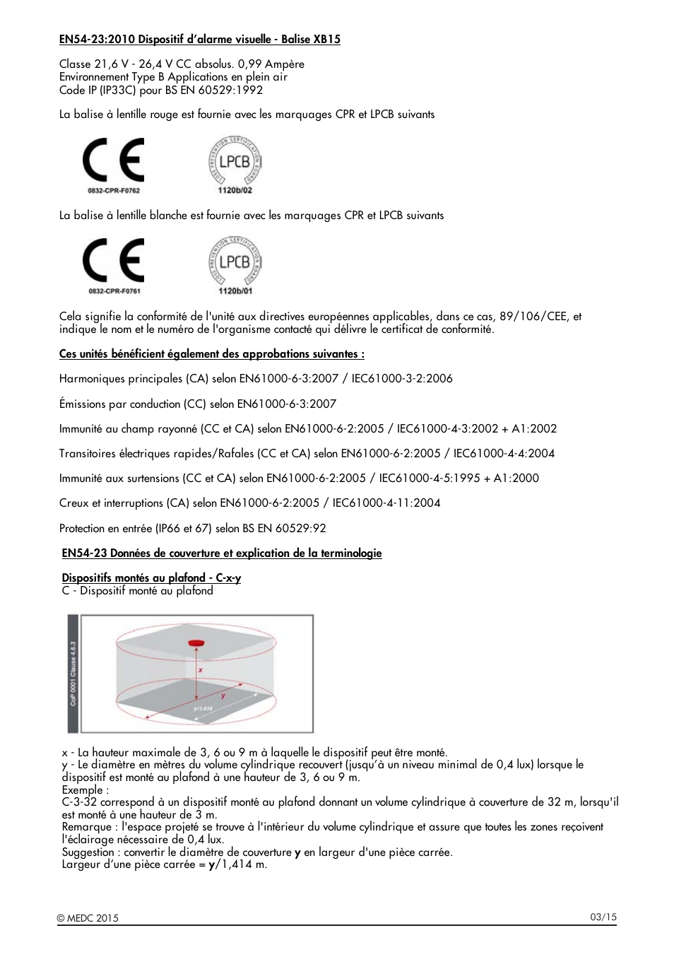 MEDC XB15 User Manual | Page 15 / 32