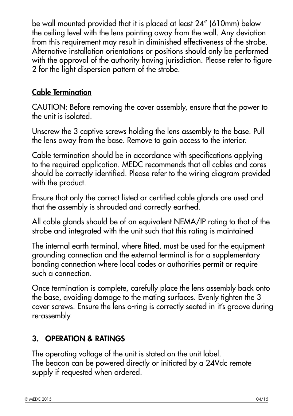 MEDC XB16 User Manual | Page 3 / 8