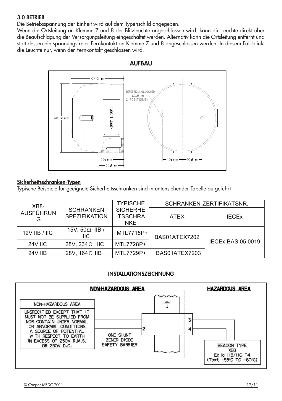 MEDC XB8 User Manual | Page 12 / 20
