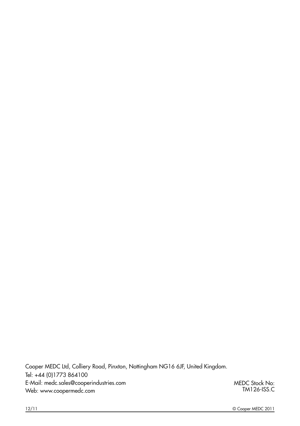 MEDC XB8 User Manual | Page 20 / 20