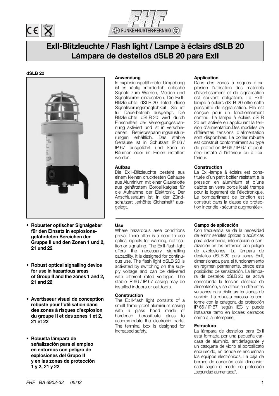 MEDC dSLB 20 LED User Manual | 8 pages