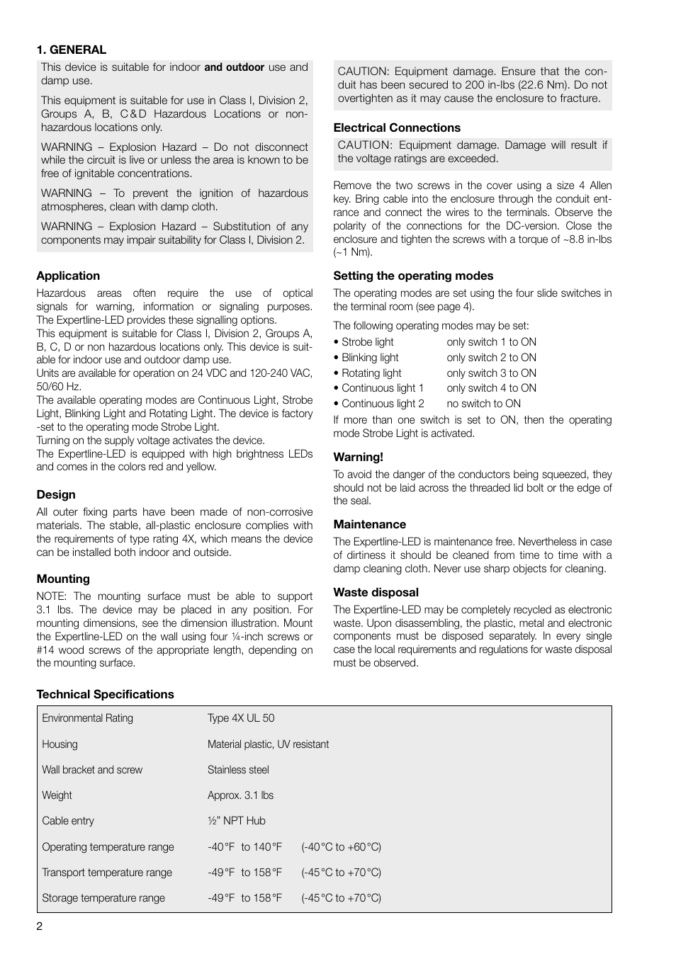 MEDC dSLB 20 User Manual | Page 2 / 4