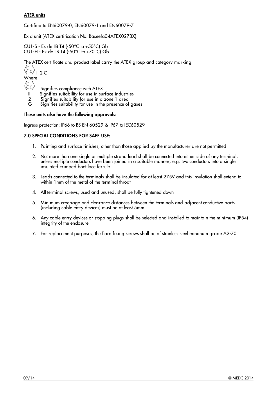 MEDC CU1 User Manual | Page 10 / 36