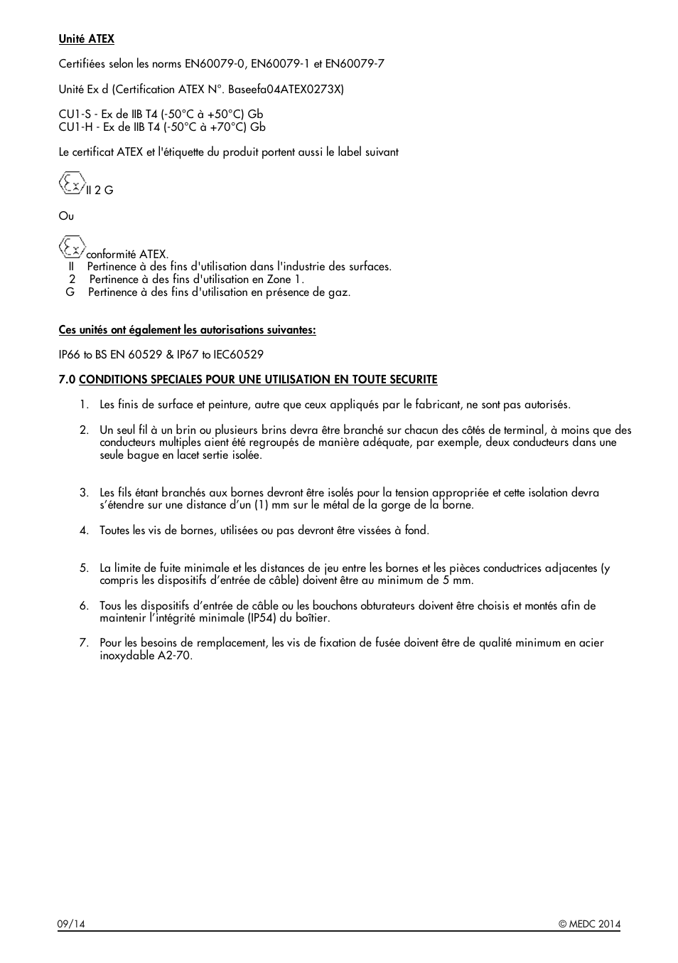 MEDC CU1 User Manual | Page 18 / 36