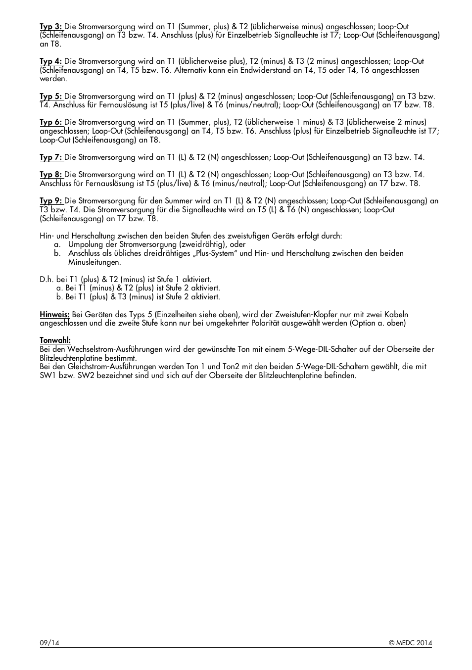 MEDC CU1 User Manual | Page 22 / 36