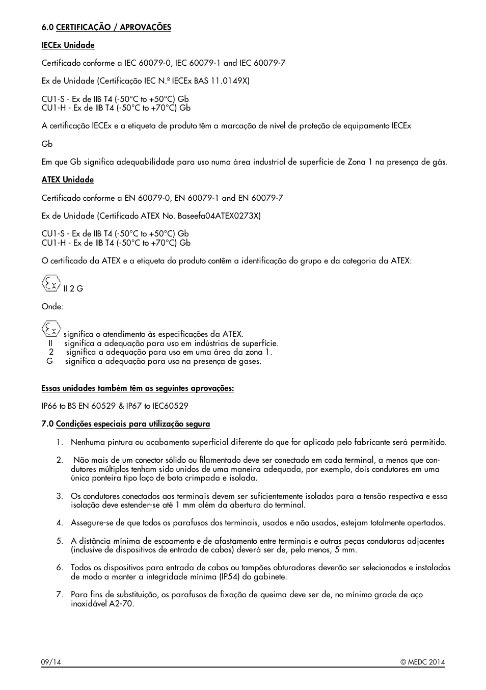 MEDC CU1 User Manual | Page 34 / 36