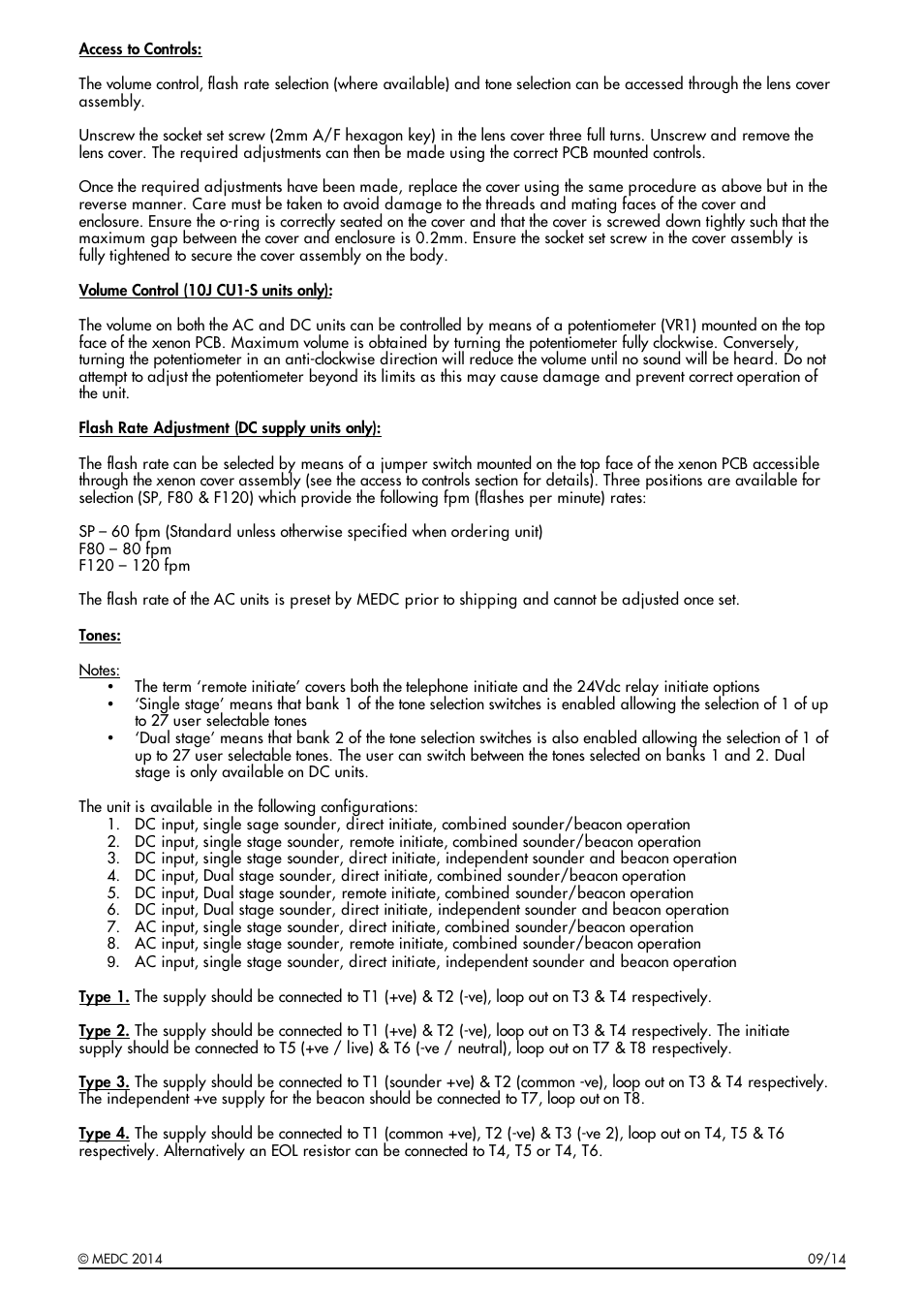MEDC CU1 User Manual | Page 5 / 36