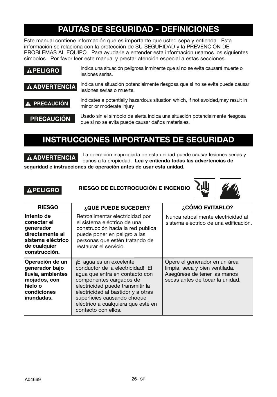 DeVillbiss Air Power Company PowerBack GM1000 User Manual | Page 26 / 72
