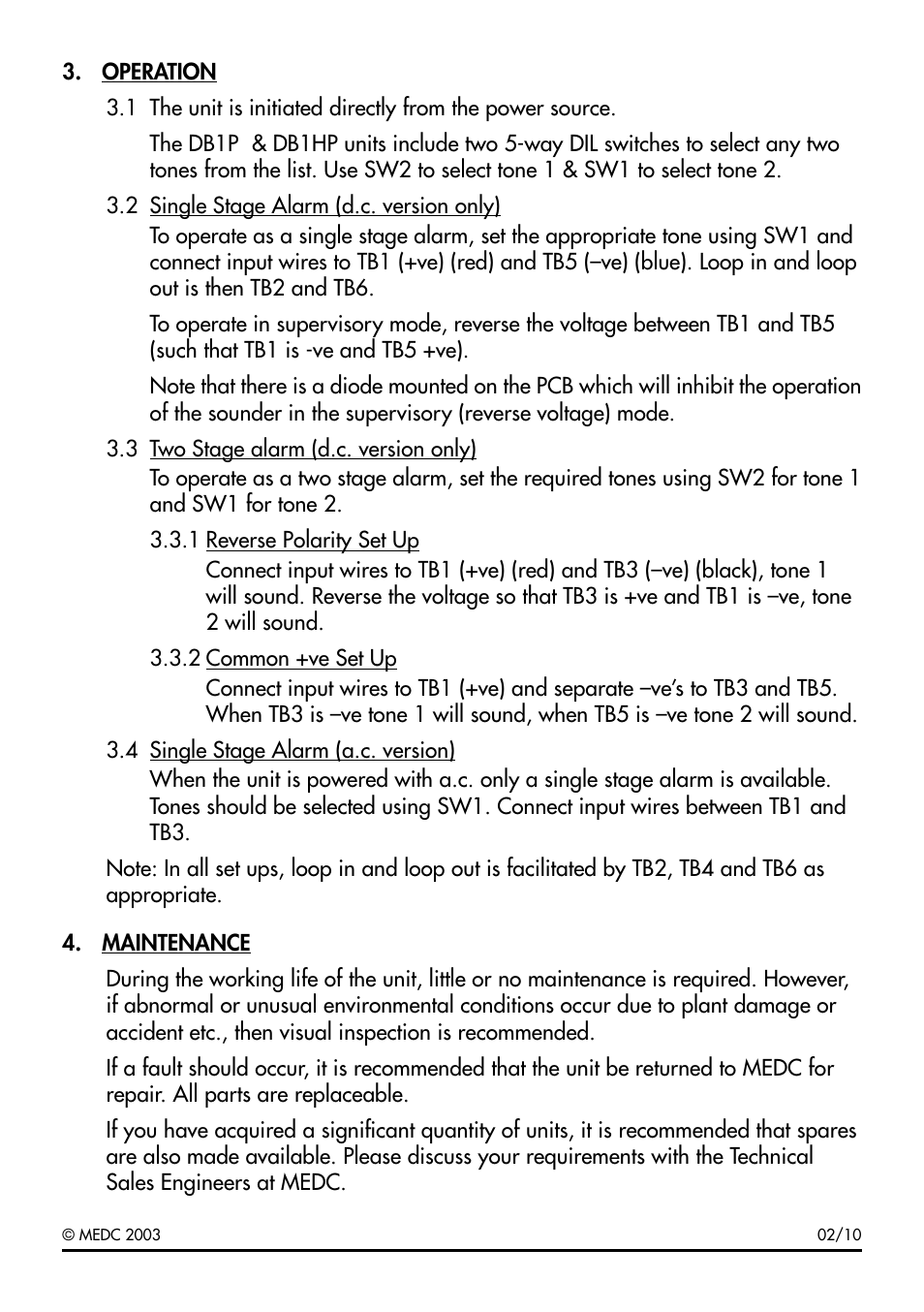 MEDC PAS1 User Manual | Page 5 / 8