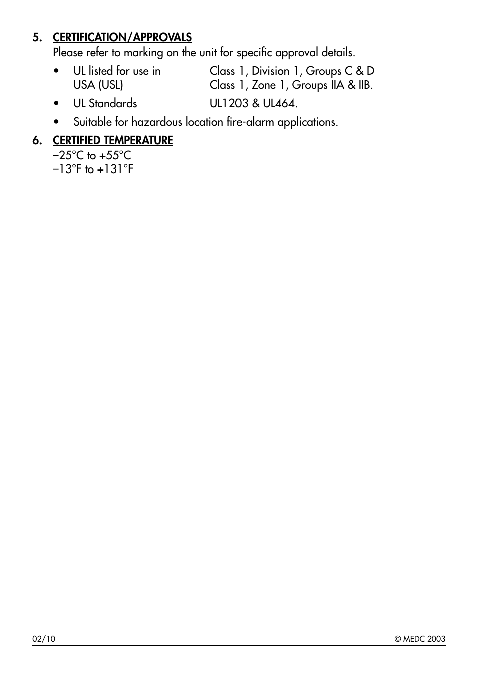 MEDC PAS1 User Manual | Page 6 / 8