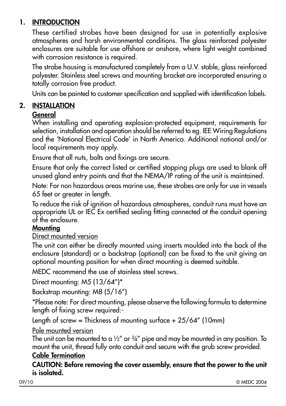 MEDC PAS2 User Manual | Page 2 / 4