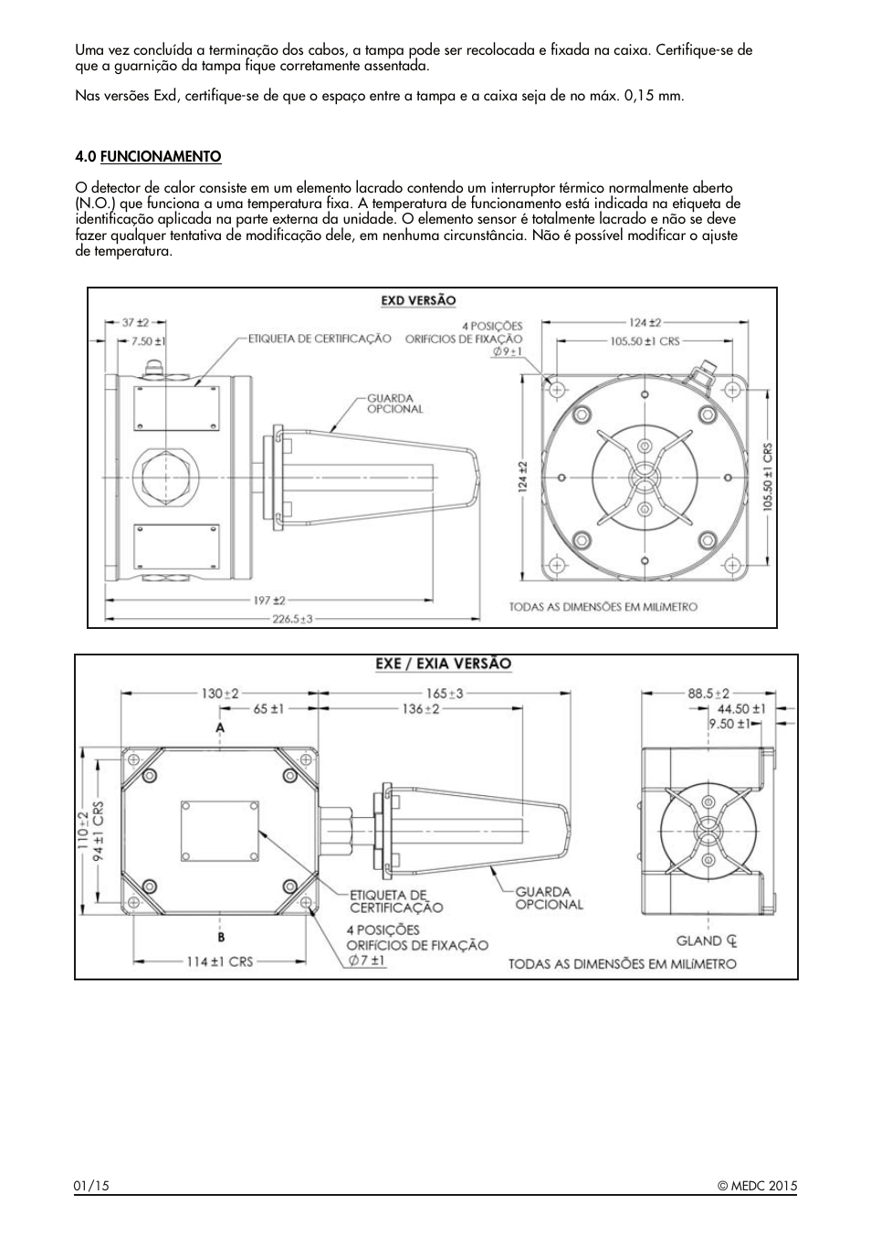MEDC HD1 Range User Manual | Page 16 / 24