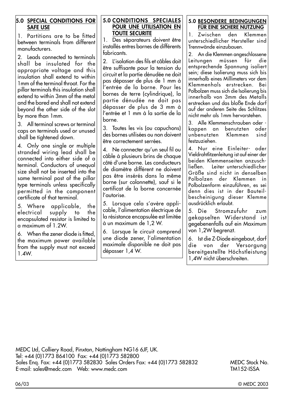 MEDC JB10 User Manual | Page 4 / 4