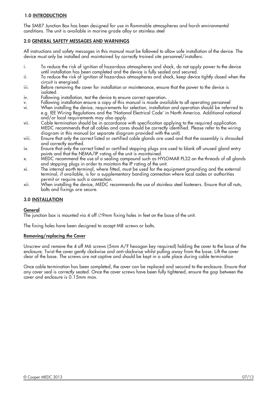 MEDC SM87JB User Manual | Page 3 / 16